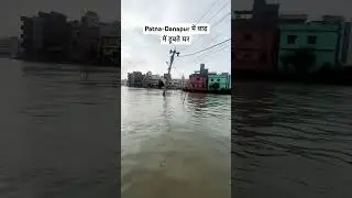 Patna Danapur Bihar flood | Jawaniya Shahpur | Bihar flood #viralreel #floodalert #daggervlogger