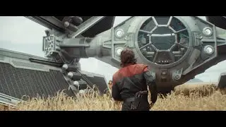 Cassian in TIE Avenger vs Stormtroopers - Star Wars Andor S2