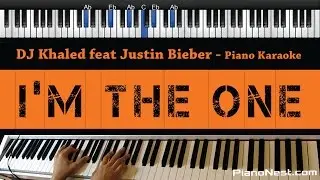 DJ Khaled - I'm the One feat. Justin Bieber - Piano Karaoke / Sing Along / Cover with Lyrics