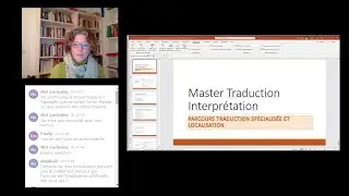 Webinaire Master Traduction interpr&eacute;tation - Parcours traduction sp&eacute;cialis&eacute;e et localisation