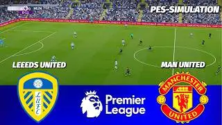 Leeds United vs Manchester United | Premier League 2025/26 | PES 21 Simulation
