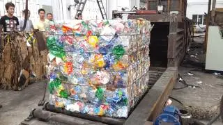 125 Ton Waste PET Bottles Baler/Waste Paper Baler High Capacity