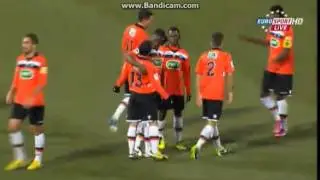3e but de Lorient contre Brest en CDF 1/8 de finale
