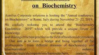 Biochemistry Conference | Molecular Biology Congress