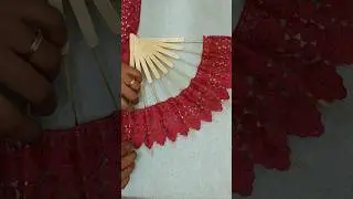 DIY Hand Fan❤#shorts #summervibes #youtubeshorts