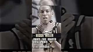 Reggie Miller CHOKE Celebration 👀😈