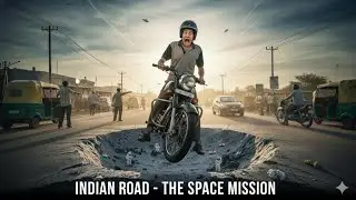 Indian Roads: A Space Mission 🚀 | #Funny Short Story#Comedy#Funny Satirical Story#Space technology #