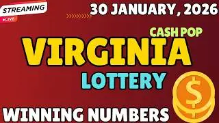 Virginia Cash Pop Lottery Results For - 30 Jan, 2026 - Coffee Break, Lunch Break - Cash 5- Powerball