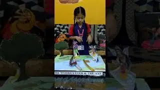 The woodcutter & the axe story explained with props by Kaira Srivastav for story telling competition