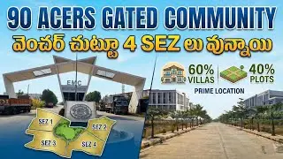60% Villas & 40% Plots near Fourth City || Luxury Clubhouse || Best Investment Near Hyderabad