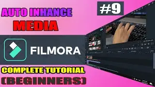 Auto Inhance tutorial in hindi|Auto inhance filmora|filmora tutoria|Filmora tutorial for beginners