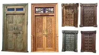 Indian Doors, Hand carved Antique Doors, Decorative Vintage haveli Doors, Antique Indian doors
