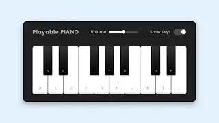 Build Your Own Virtual Piano in HTML, CSS & JavaScript