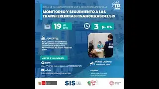 MONITOREO Y SEGUIMIENTO A LAS TRANSFERENCIAS FINANCIERAS DEL SIS
