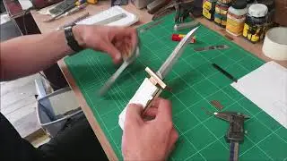 CUSTOM DAGGER BUILD : PT 6- HANDLE AND BOLSTER