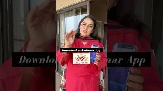 UIDAI mAadhaar App is the Best App for Aadhaar Card ✅📲 #shorts #aadharcard #aadhaar