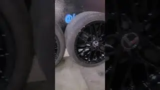 Powder Coat Corvette Wheels in that Wet Gloss Black