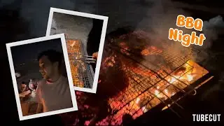Night BBQ Beside Al Buraimi Park | Fun Night Vibes in Oman 2025 | Friends BBQ Party in Al Buraimi 🇴🇲