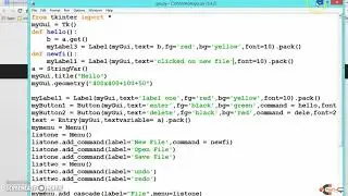 Adding Functionality to Menu List