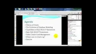 Oracle 11g - Session 1