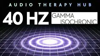 No Headphones Required! 40 Hz Gamma Isochronic Tones for Deep Focus | 8 Hours