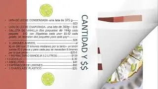 COSTO DE UN PAY DE LIM&Oacute;N 6IM2