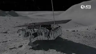 Lunar Zebro rover on a Lunar mission
