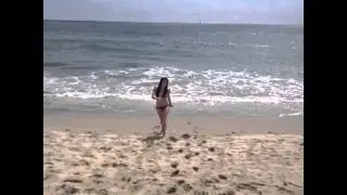 Beach babe with Travis Harris  - Manon Mathews Vine