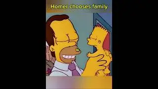 Homer chooses family#shorts#edit