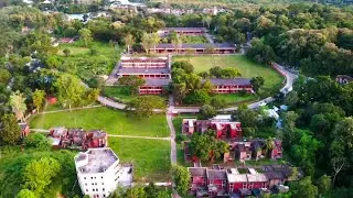 BSPI Campus 4K Aerial Views || Memorable Red Building at Kaptai, Rangamati