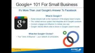 Google+ (Google Plus) | Social Media For Small Business Webinar | Raleigh SCORE