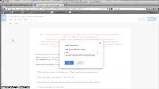 How to use and share a Google doc template