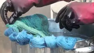 indigo dyeing with kristine