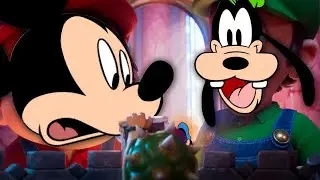 Super Mario Galaxy Movie clip, But DISNEY