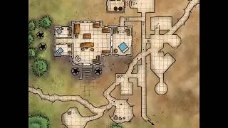 RPGCrate April 2019 - Cottage Floor Plan and Basement