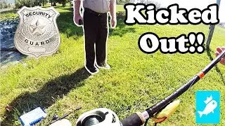 Using The Fish Brain App to Find Fish | KICKED OUT OF PUBLIC POND??