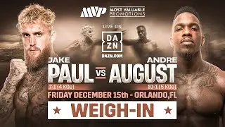 Paul vs. August / Green vs. Crews-Dezurn - MVP Official Weigh-In