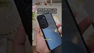 Infinix Hot 60 Pro Plus Shockproof Case - Semi Transparent Acrylic Premium Shock Proof Case
