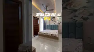 6*5 Queen size bed design #kutubinteriors #interiordesign #bed