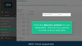 Adding Speed Dials &ndash; Hosted Enterprise UC Support &ndash; CBTS