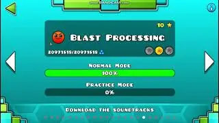 🔴Geometry Dash - Прохождение уровня BLAST PROCESSING🔴
