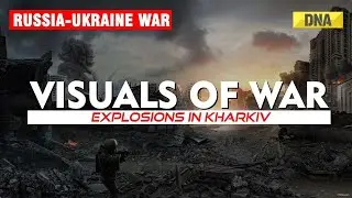 Russia-Ukraine War: Visuals of explosions heard in Kharkiv, Ukraine