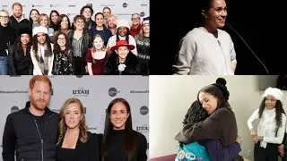 Smiles Hugs Prince Harry and Duchess Meghan! Cheers and Love for Eloquent Meghan! Prince Harry Honor