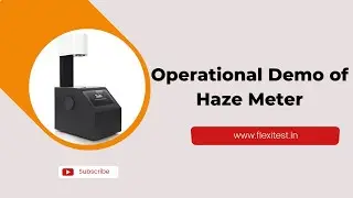 How to measure haze using Haze meter YH1100 | Operational Demo of Haze Meter