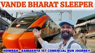 First Commercial Run Journey তে এ কি অবস্থা 😱😱  Vande Bharat Sleeper Journey Howrah To Khamakya || 