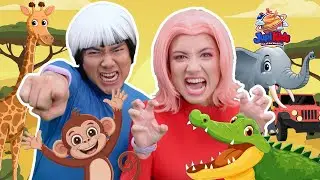 Safari Animal Sounds Song | Learn Animals & Actions | Kids Songs | Jupi Kids