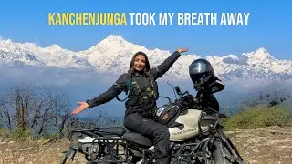 Solo Bike Ride to Changu Lake | Breathtaking Kanchenjunga Views from Gangtok | Sikkim Moto Vlog
