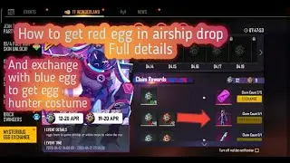how to get red egg in airship drop in free fire