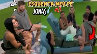 MARCIELE com o pé 👣 Na Blusa do Jonas 🤪🤭 #bbb26 