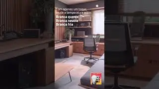 L&acirc;mpada CONTROLED 3 tons de branco Ourolux